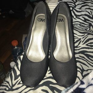 Black heels. WORN ONCE